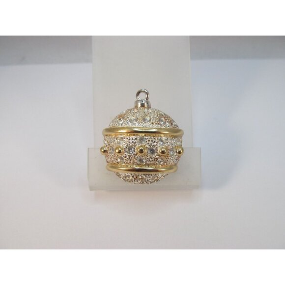 Vintage Christmas Ornament Brooch signed Roman - Picture 10 of 10